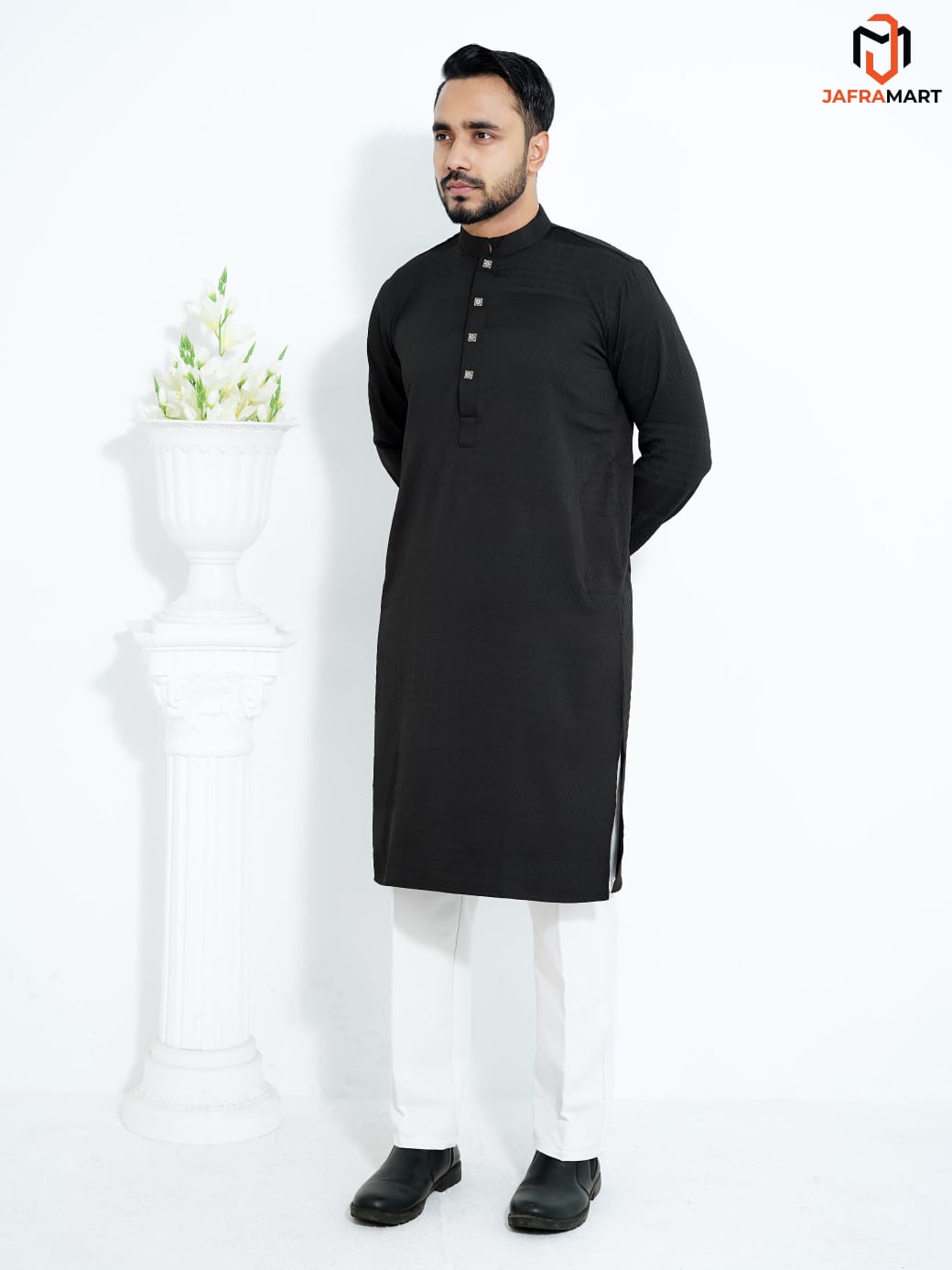 Premium Quality Panjabi: 0E ( Black)